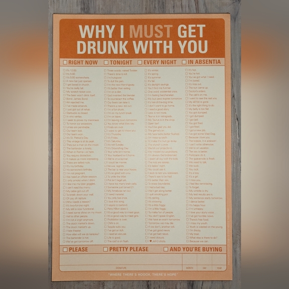 *ADD ON ONLY* Knock Knock funny checklist for friend boyfriend girlfriend - Picture 3 of 4